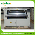Multiple layer filter material paper or non-woven fabric knife pleating machine